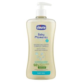 Chicco - Bagno Delicato Corpo E Capelli Per Neonati Baby Moments 200 Ml