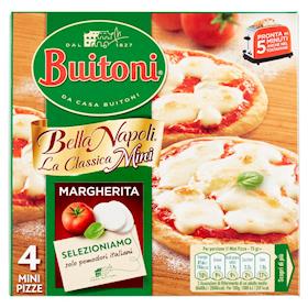 BUITONI Bella Napoli la Classica Mini Margherita Pizza surgelata (4 mini  pizze) 300g