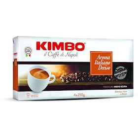 1kg Caffè Kimbo Macinato miscela Napoli 4 x 250 gr