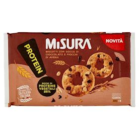 Biscotti Basso Indice Glicemico con Gocce di Cioccolato DOLCESENZA - Misura