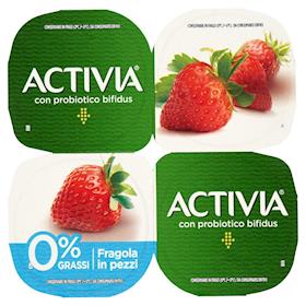 Yogurt Activia Fibre DANONE cocco e muesli conf. 125gr x 4 pezzi - Spesaldo  la spesa online su Roma e Lazio