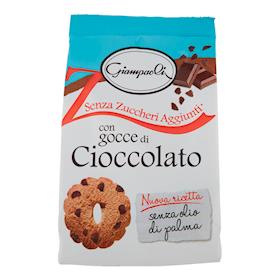 Biscotti Giampaoli - Big Cacao - Senza Zuccheri Aggiunti - Senza Latto