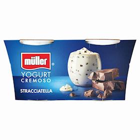 müller Yogurt Cremoso Nocciola, Vaniglia, Stracciatella, Pistacchio 8 x 125  gr.