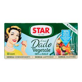 Knorr brodo vegetale naturalmente!, dadi di brodo con -35% di sale*, basso  cont