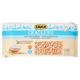 Crich Crackers con riso soffiato 8 x 30 g
