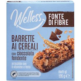 Barrette ai cereali con cioccolato fondente - Penny - 6 x 21 g