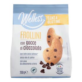 Frollino con gocce di cioccolato senza zuccheri aggiunti 300 gr