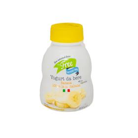 Yogurt da bere senza Lattosio alla Fragola, alla Banana 200 gr-fragola