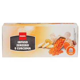 Infusi zenzero/limone, zenzero/curcuma 20 filtri 36 gr-zenzero e limone