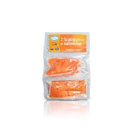 2 scaloppine di salmone