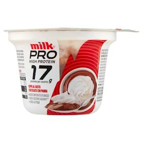 MILK PRO High protein crema dessert al cacao 200 GR Basso contenuto di  grassi.Senza lattosio. - Basko